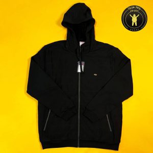 سویشرت سایز بزرگ مردانه برند bob tex داخل خز کلاه دار خطی