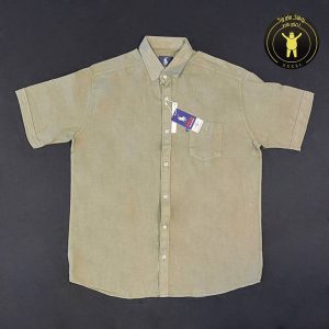 پیراهن سایز بزرگ مردانه برند POLO کنفی تمام نخی